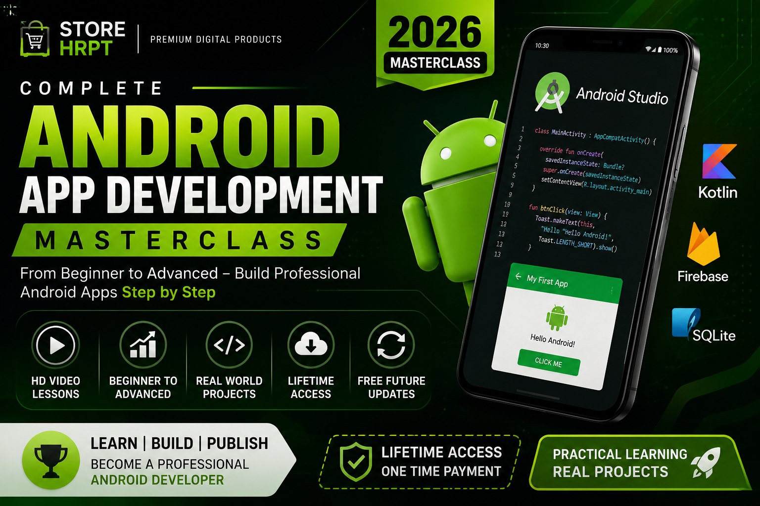 Complete Android App Development Masterclass 2026