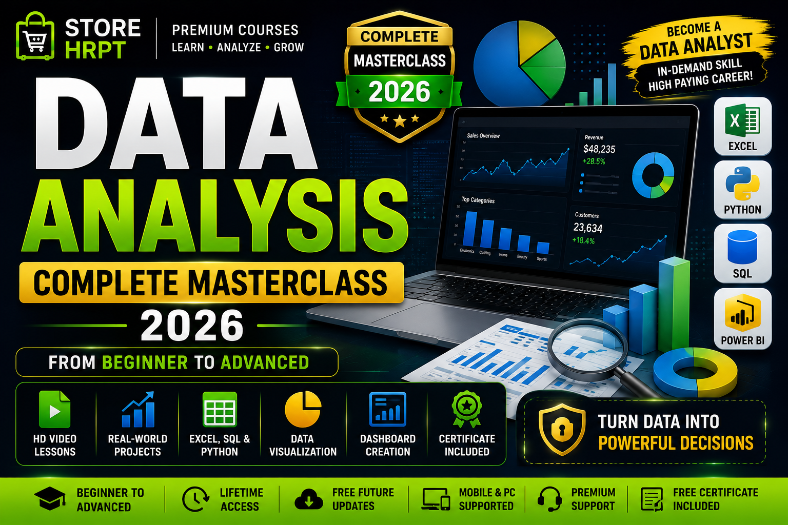 Data Analysis Complete Masterclass 2026