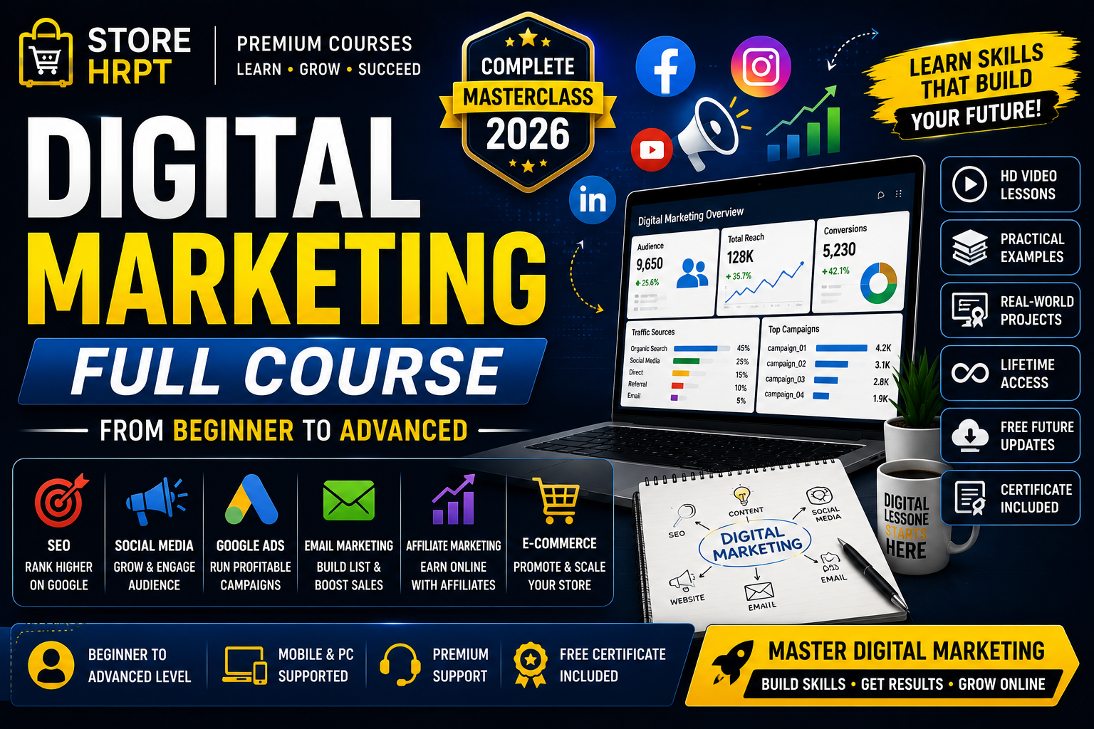 Digital Marketing Complete Masterclass 2026